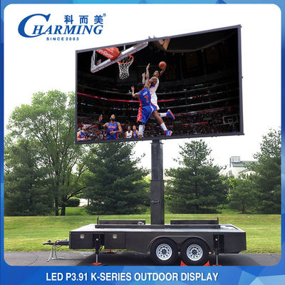 Màn hình LED cho thuê quảng cáo treo tường Nhà sản xuất màn hình LED P3.91 đủ màu